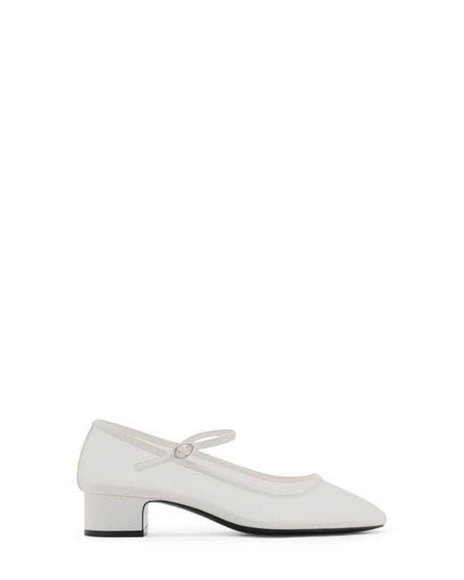 Mango White Mary Jane Pump