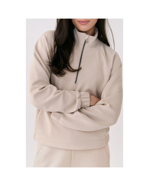 Lolë Natural City Half Zip Top
