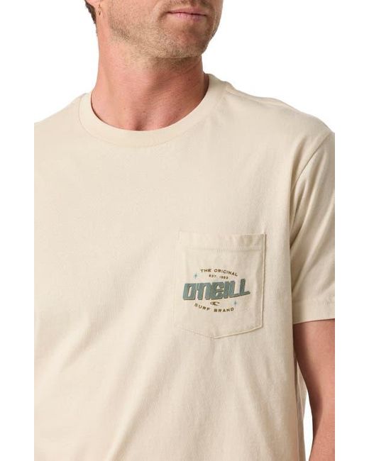 O'neill Sportswear Natural Name Badge Pocket Graphic T-Shirt for men