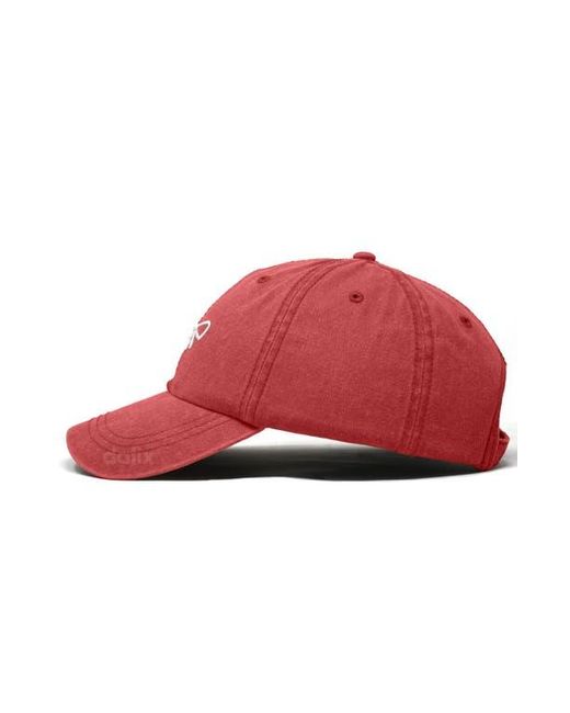 Alix Red Bow Dad Cap