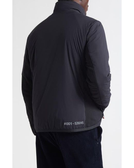 Moncler Black Araripe Mixed Media Down Jacket for men