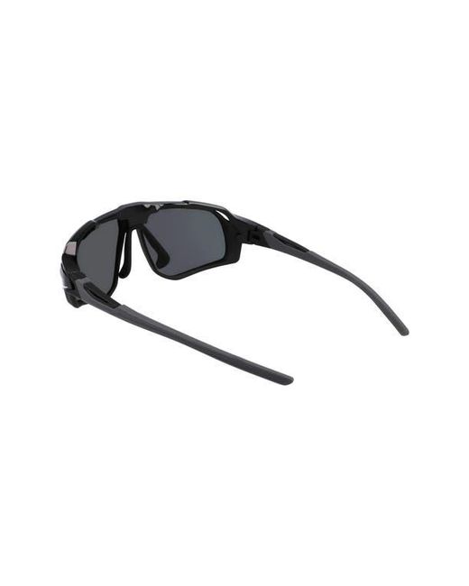 Nike Black Flyfree 72Mm Rectangular Sunglasses for men