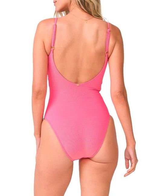 PQ Swim Pink Lucia One-Piece Swimsuit