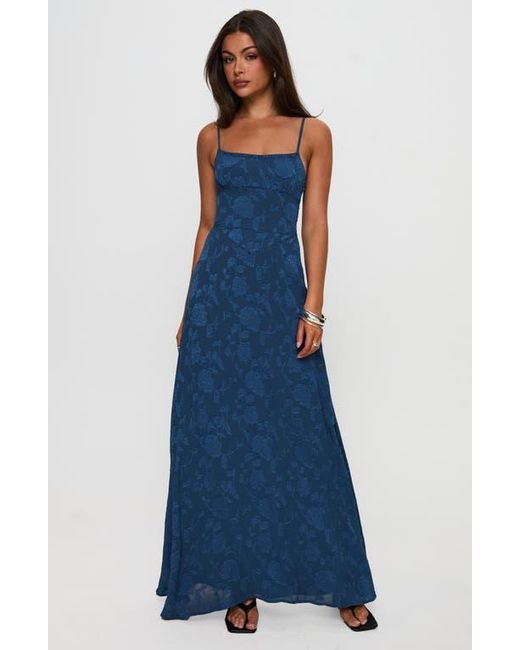 Princess Polly South Of France Floral Burnout Maxi Dress in Blue | Lyst Princess Polly South Of France Floral Burnout Maxi Dress in Blue | Lyst