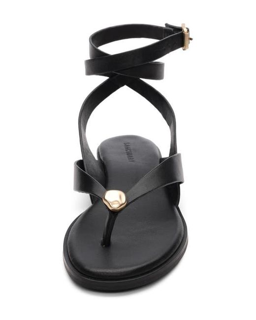 Sanctuary Black Style Ankle Strap Sandal