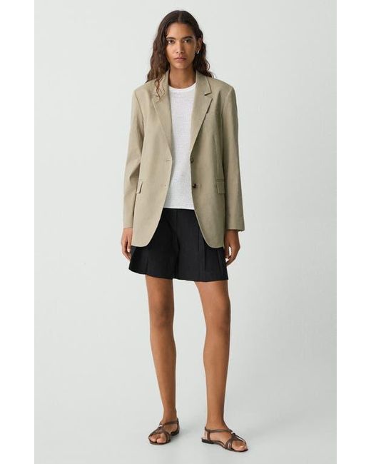 Theory Natural Linen Blend Blazer