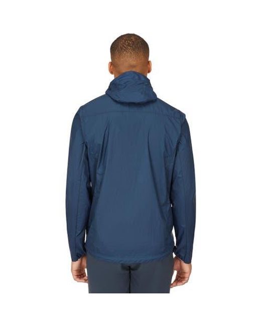 Rab Blue Vital Windshell Hooded Jacket for men