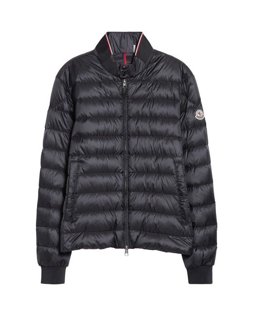 Moncler Black Rigel Quilted Down Jacket for men