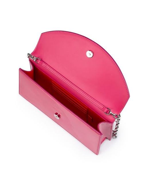 Christian Louboutin Red Loubi54 Patent Leather Clutch