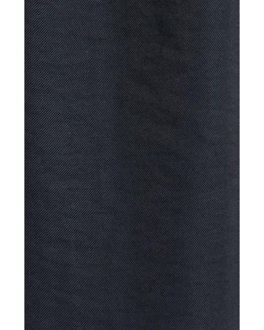 TOPSHOP Black Long Sleeve Midi Shirtdress