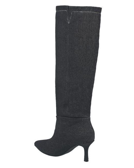True Religion Black Tall Denim Boot