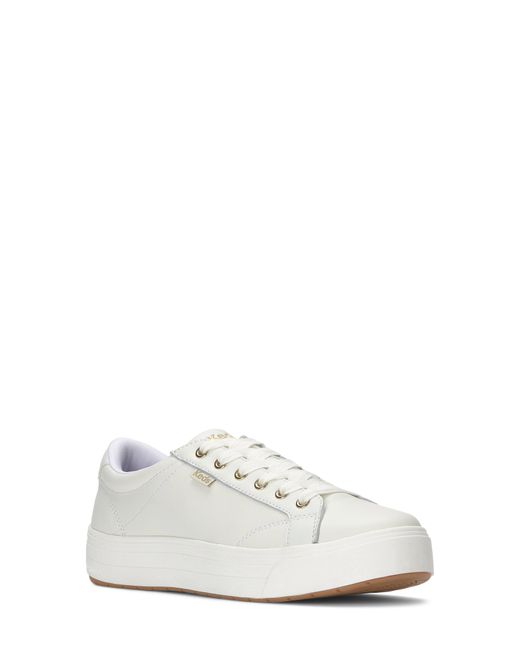 Keds White Park Platform Sneaker