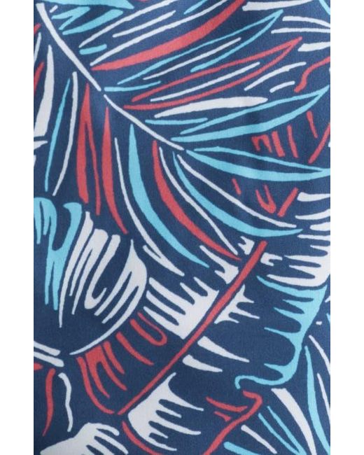 Chubbies Blue The Bahamians Classic Lined 5.5-Inch Swim Trunks for men