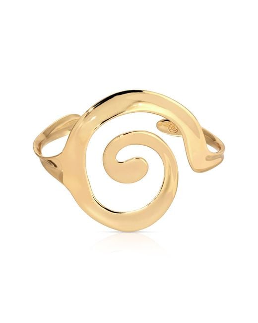 Ettika Metallic Aura Statement Cuff Bracelet