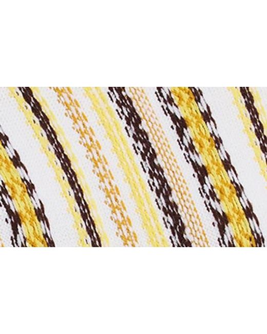 Desigual Multicolor Pieced Mixed Stripe Sweater