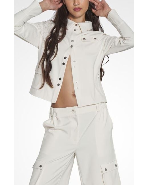 Find Me Now White Leon Jacket