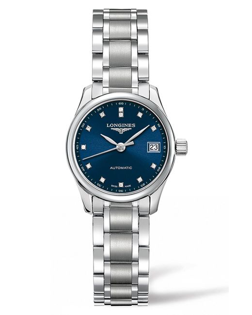 Longines Blue Master Automatic Diamond Bracelet Watch