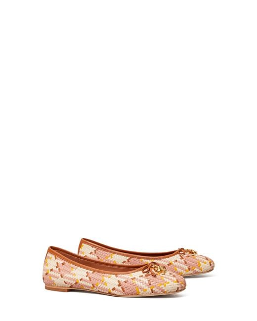 tory burch charm ballet flat