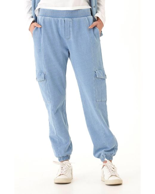 Threads For Thought Blue Daphne Denim Joggers