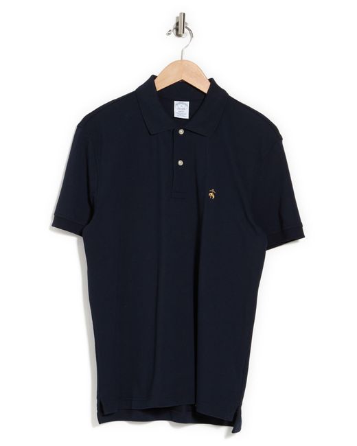 Brooks Brothers Blue Supima Stretch Polo Shirt for men
