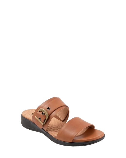 Softwalk® Brown Toki Slide Sandal