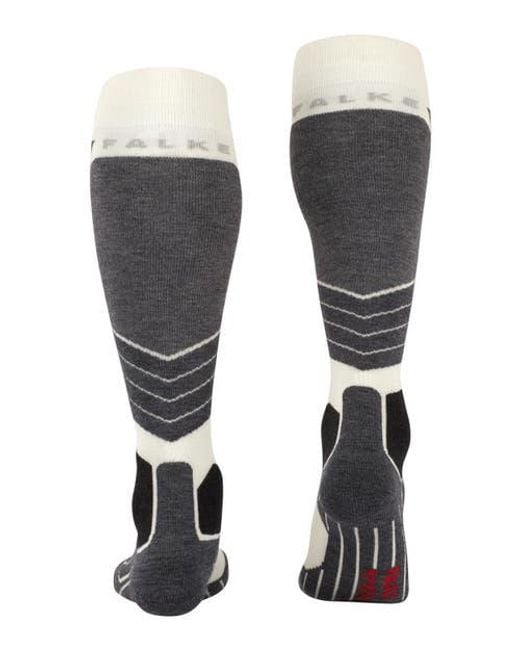Falke Black Sk2 Intermediate Wool Ski Socks