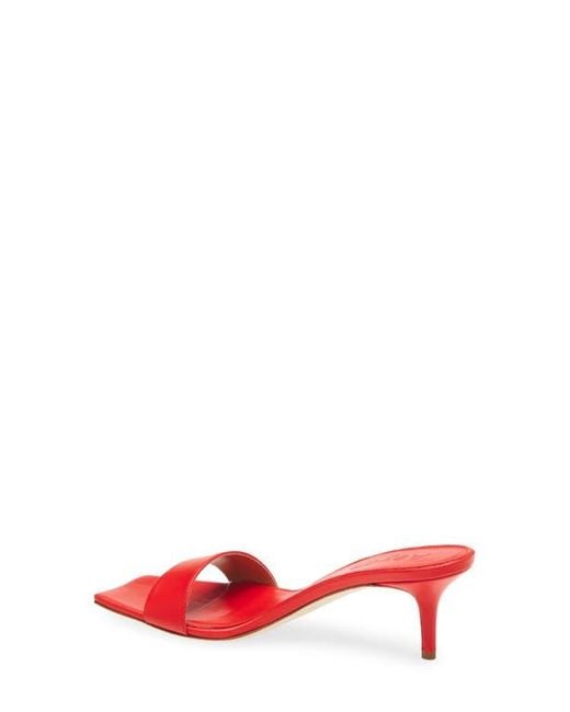Aeyde Red Ilvy Slide Sandal