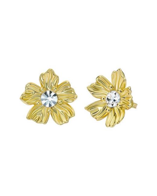 Ted Baker Yellow Petulia Flower Statement Stud Earrings