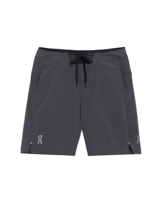 On Shoes Blue 2-in-1 Hybrid Performance Shorts for men