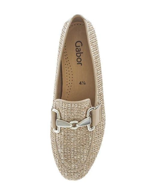Gabor Multicolor Woven Bit Loafer