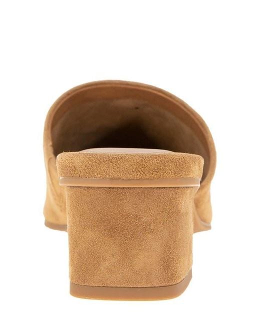 Splendid Brown Lyn Suede Mule Heel