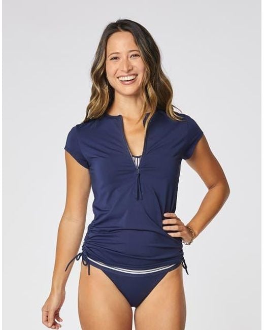 Carve Designs Blue Dawson Rashguard