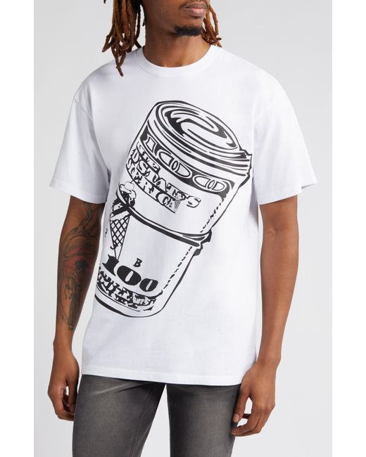 ICECREAM White Roll Graphic T-shirt for men