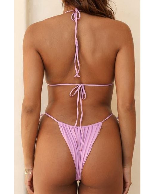 Dippin' Daisy's Brown Paris Cheeky Bikini Bottom