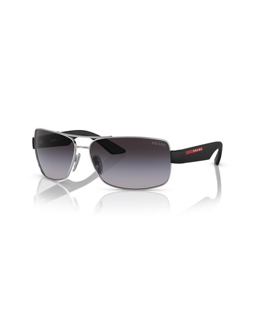 Prada Sport 65mm Oversize Gradient Pillow Sunglasses in Black for Men ...