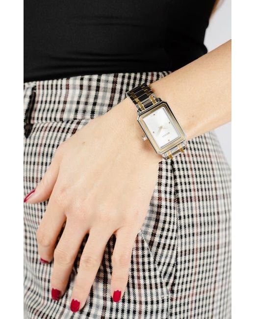Balmain Metallic Eirini Two-Tone Bracelet Watch, 25Mm X 33Mm