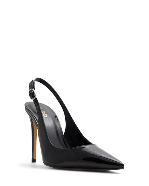 ALDO Black Stessy Slingback Pointed Toe Pump