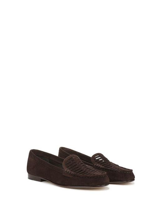 Veronica Beard Brown Cutout Loafer