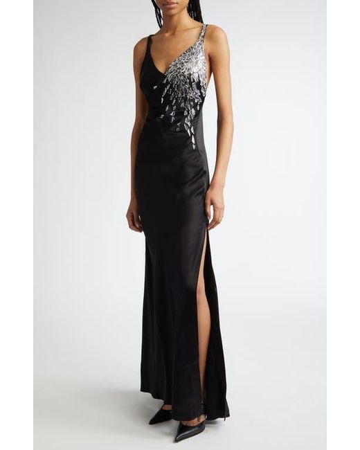 ワンピース ALEXANDER MCQUEEN BLACK SATIN DRESS Alexander McQueen Black Satin Dress for Evening Events – LOZURI®
