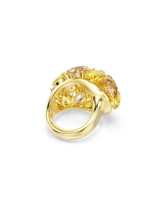 Swarovski Metallic Gema Cocktail Ring