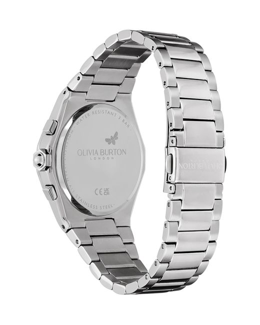 Olivia Burton Gray Hexa Multi Bracelet Watch