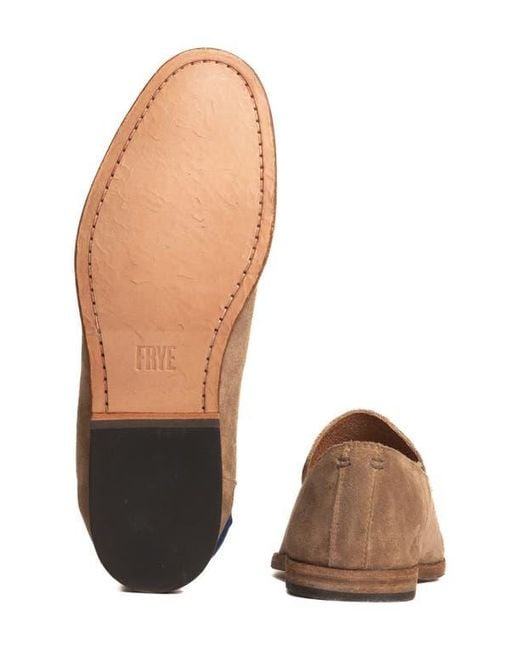 Frye Brown Chris Venetian Loafer for men