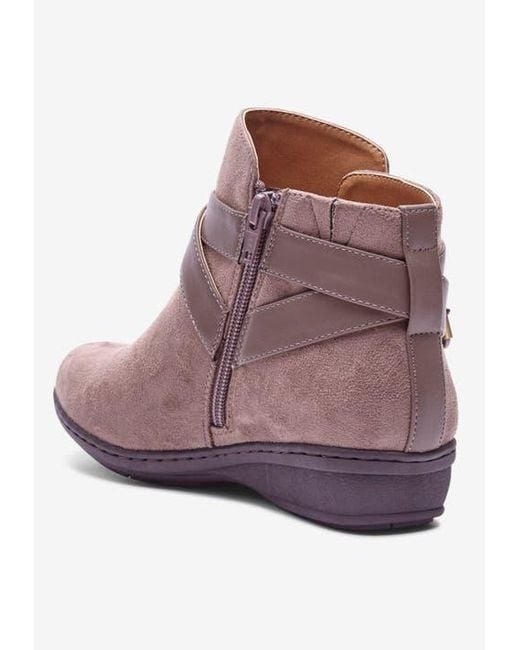 Comfortview Brown The Bronte Bootie
