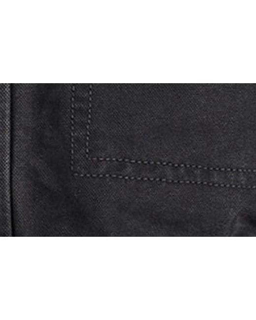Quiksilver Black Waterman Refugio Cotton Canvas Jacket for men