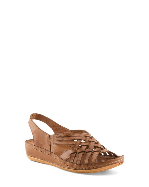 Spring Step Brown Choi Slingback Sandal