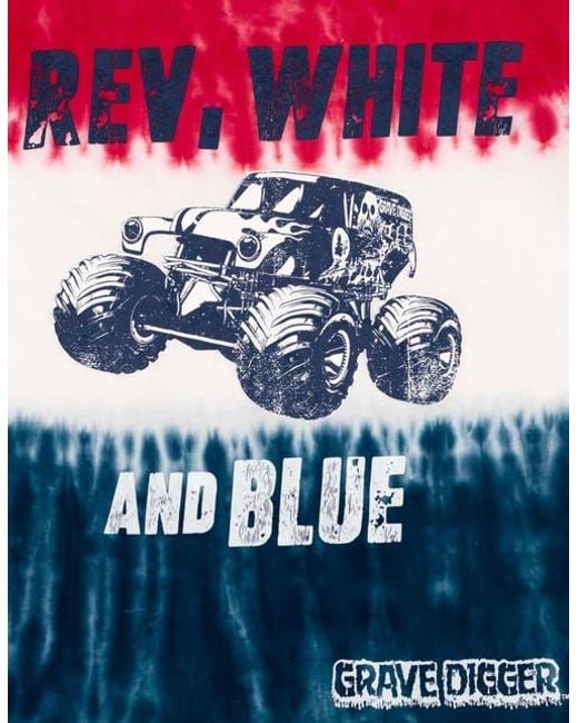 MONSTER JAM Pink Grave Digger T-Shirt for men