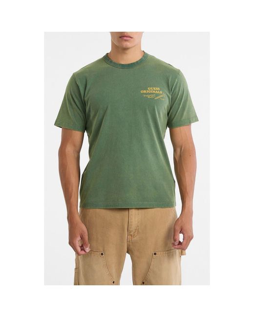 Guess Green Go Hardware Graphic T-Shirt for men