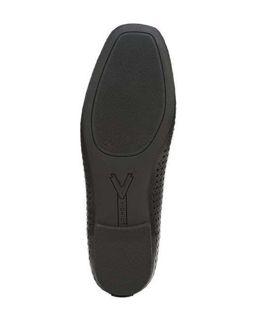 Vionic Black Orinda Perforated Ballet Flat