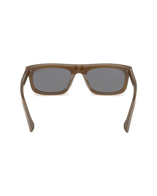 Zegna Multicolor 55Mm Rectangular Sunglasses for men