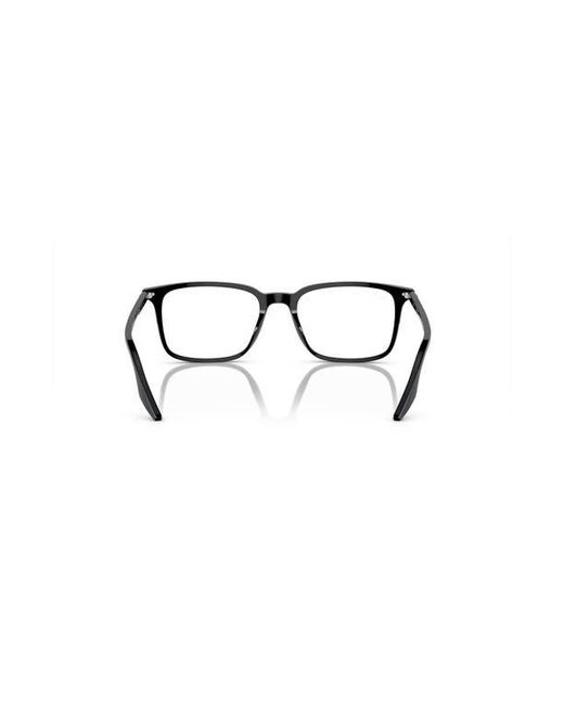Ray-Ban Black 55Mm Rectangle Optical Glasses